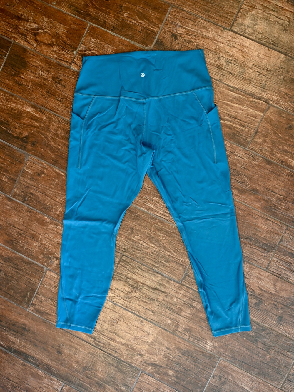Lululemon Align HR Pant 25” Pockets Capture Blue Size 14